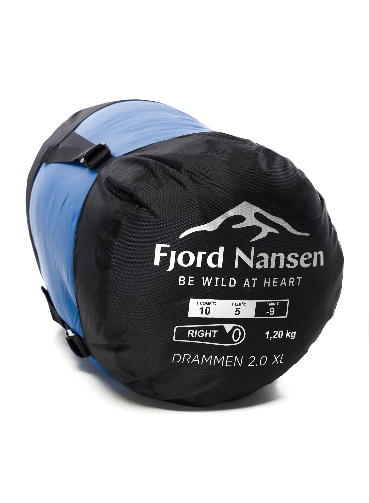 Kunstfaserschlafsack Fjord Nansen Drammen 2.0 XL (200 cm) - sapphire/sapphire