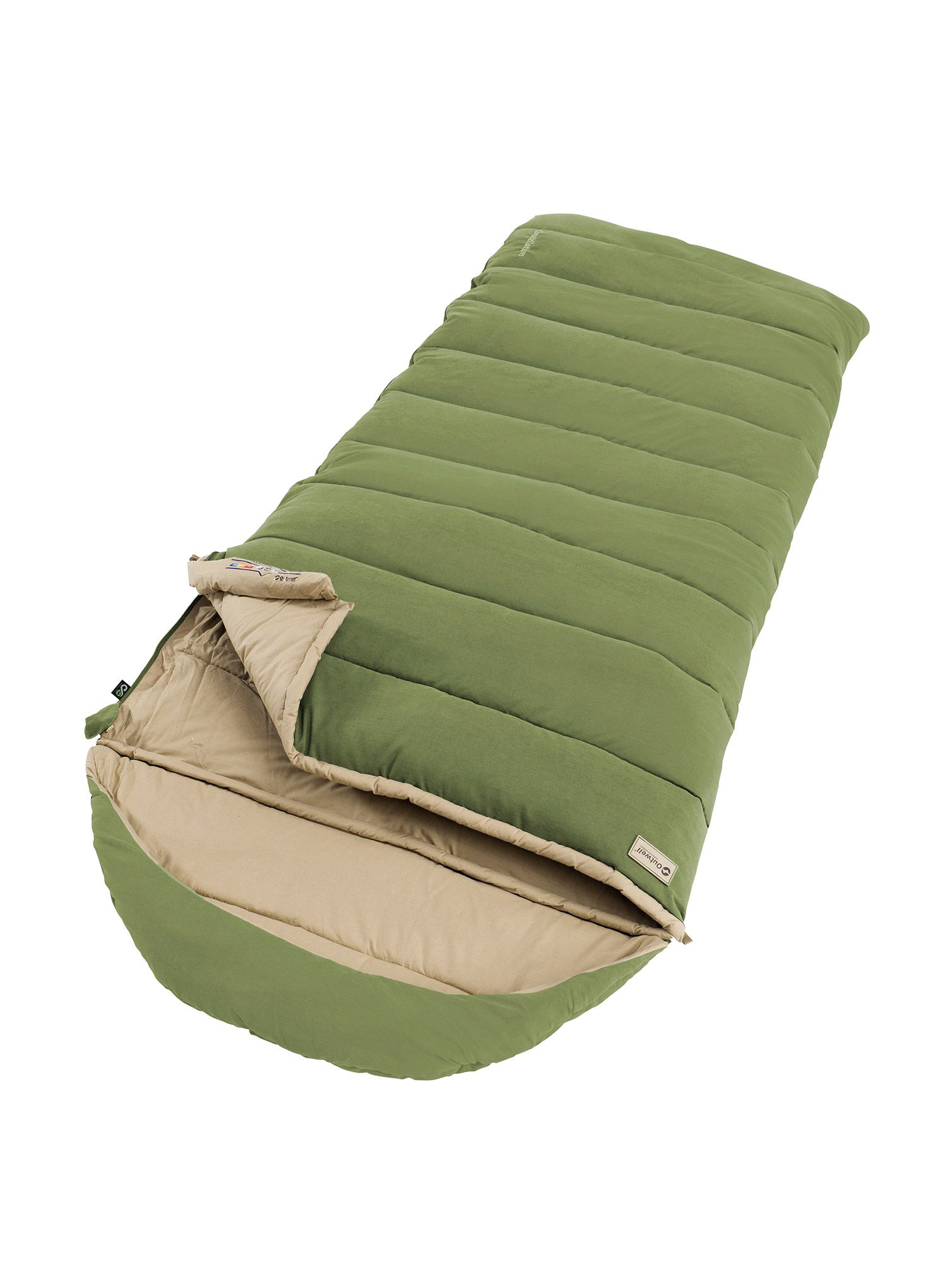 Schlafsack Outwell Constellation (195 cm) - green/green