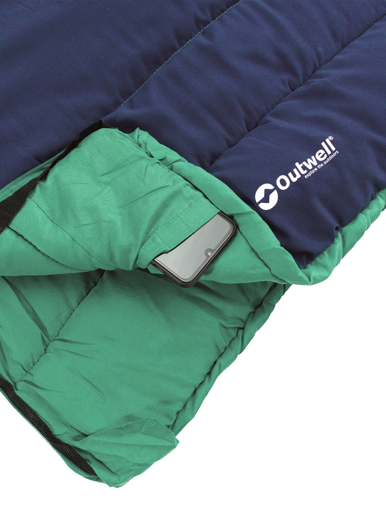 Schlafsack Kinder Outwell Champ Kids (130 cm) - ocean blue