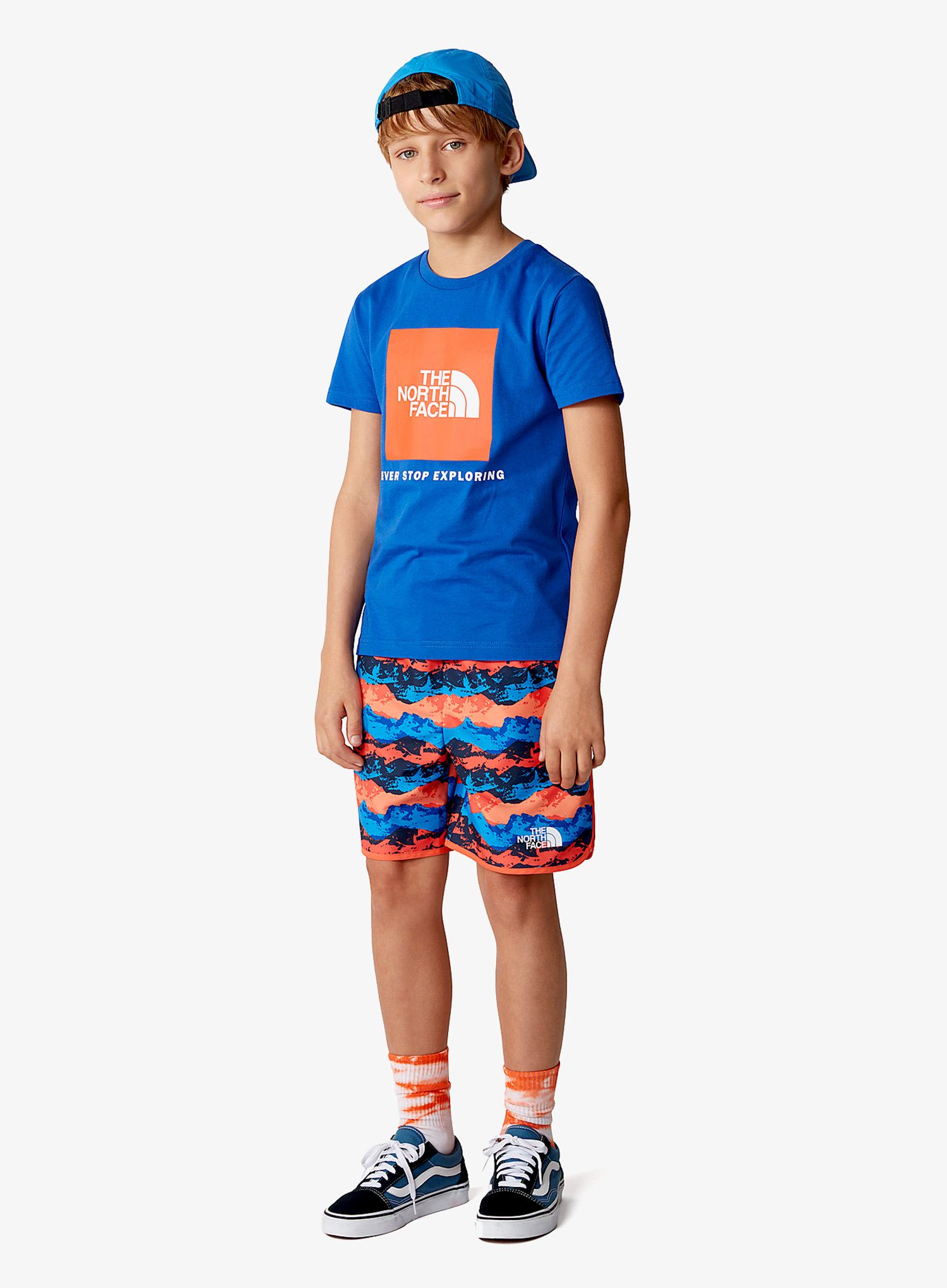Shorts für Jungen The North Face Amphibious Class V Short - orange print