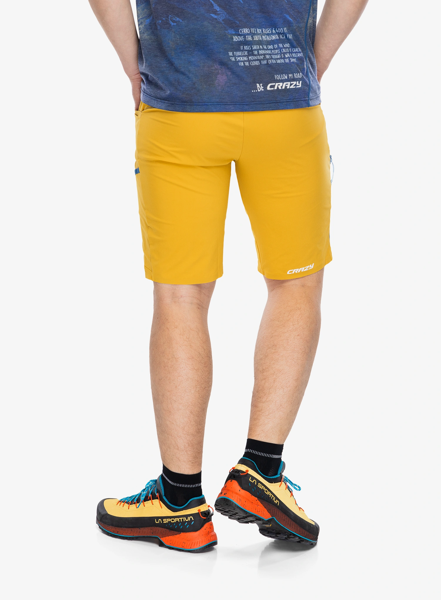 Shorts Crazy Short Traverse  - sulfur/black