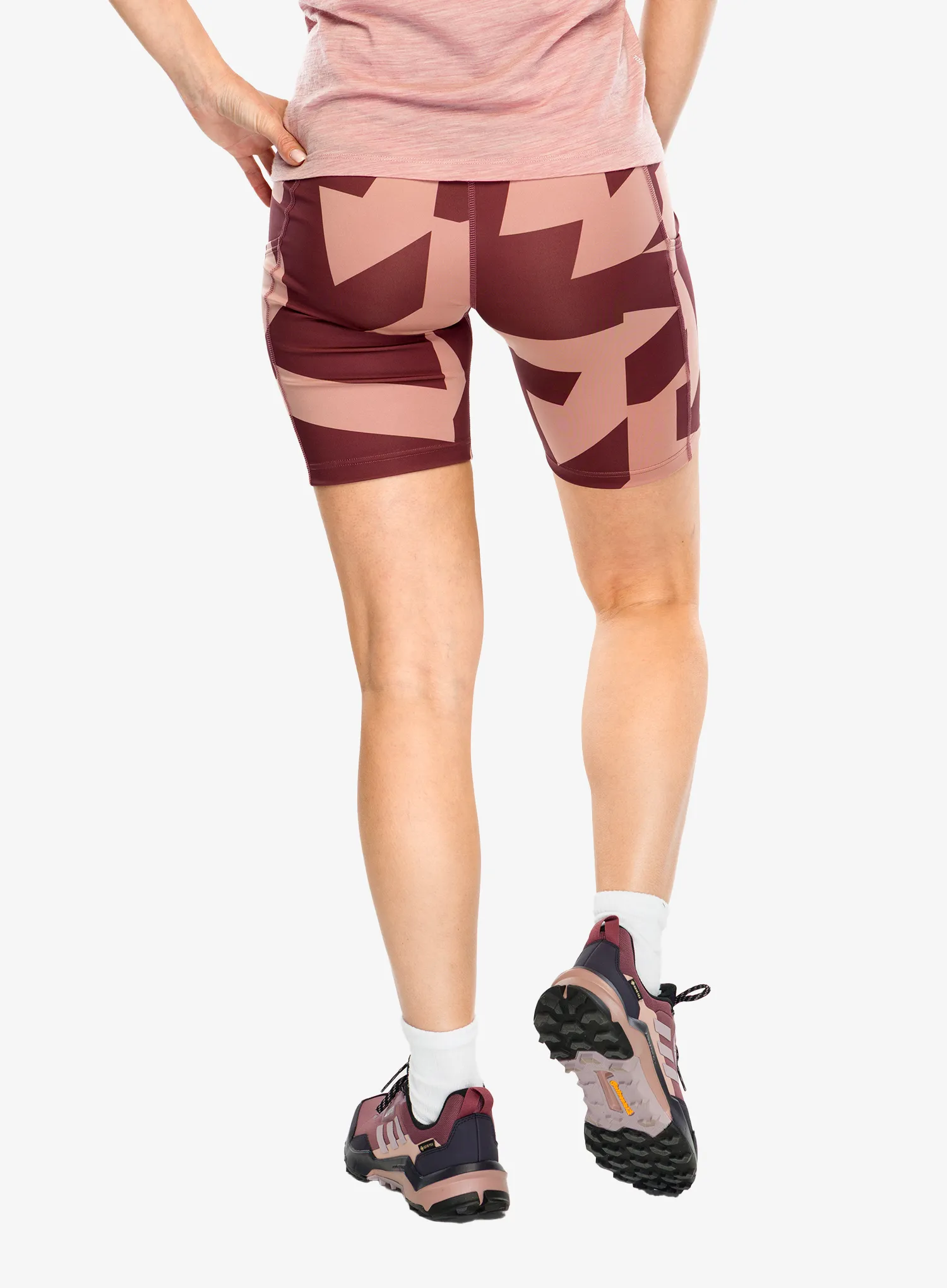Kurze Hosen Damen adidas TERREX Multi 8-Inch Tight Shorts Printed - warcla/quicri/quicri