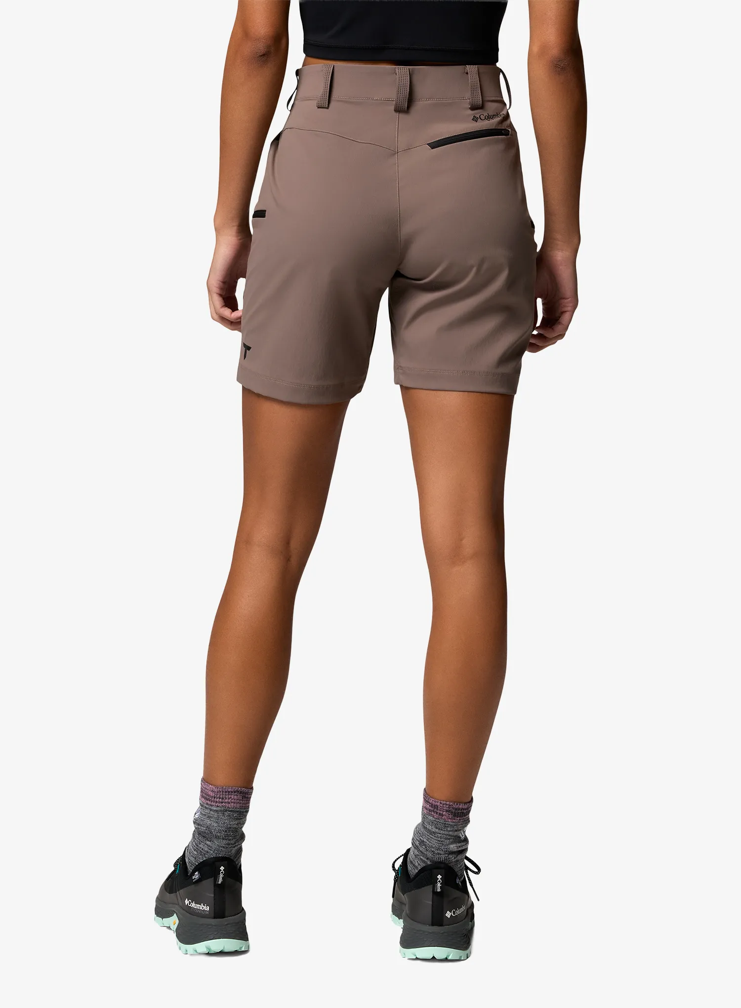 Kurze Hosen Damen Columbia Cosmiques Pro Nylon Short - iron
