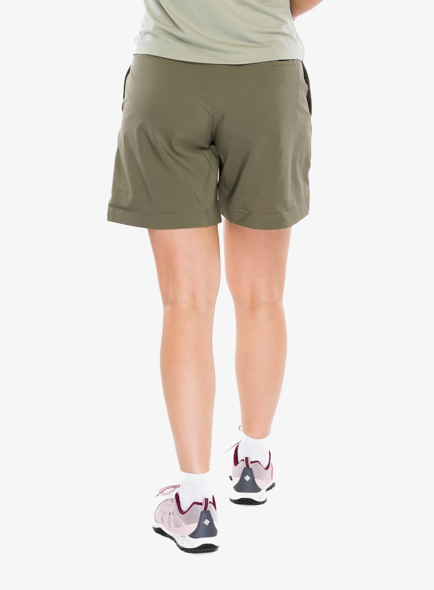 Kurze Hosen Damen Columbia Silver Ridge Utility Short - stone green