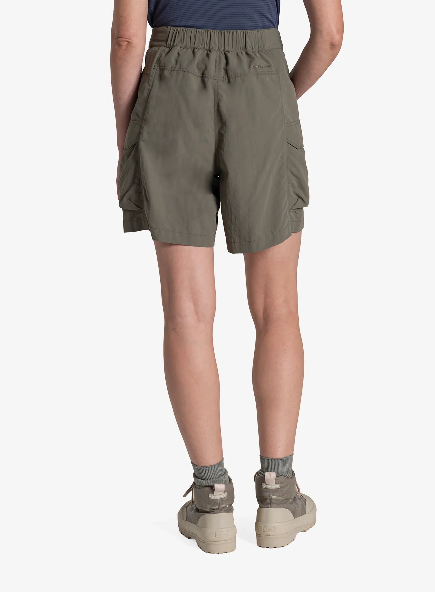 Kurze Hosen Damen Craghoppers NosiLife Medina Cargo Short - wild olive