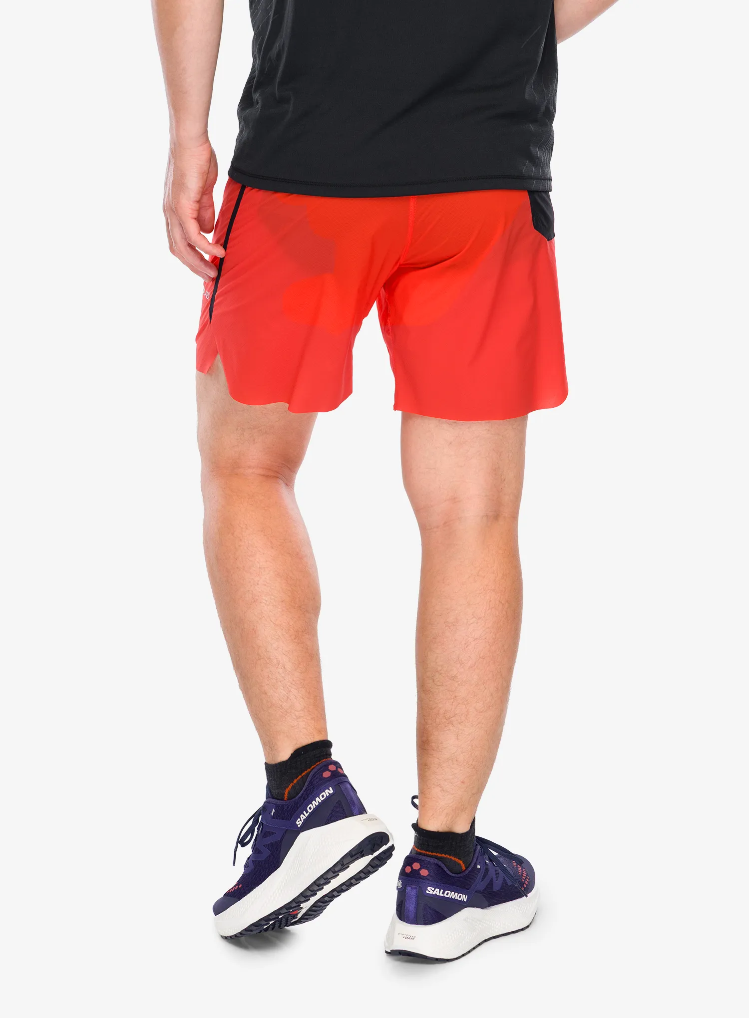 Laufshorts Herren 2-in-1 Salomon S/Lab Speed Spl 7 Shorts - fiery red