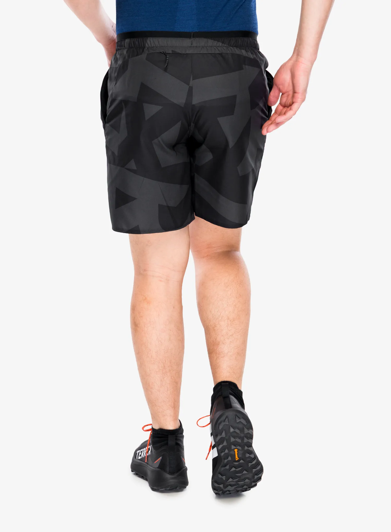 Laufshorts adidas TERREX Multi Light Shorts Printed - black/carbon/black/bl