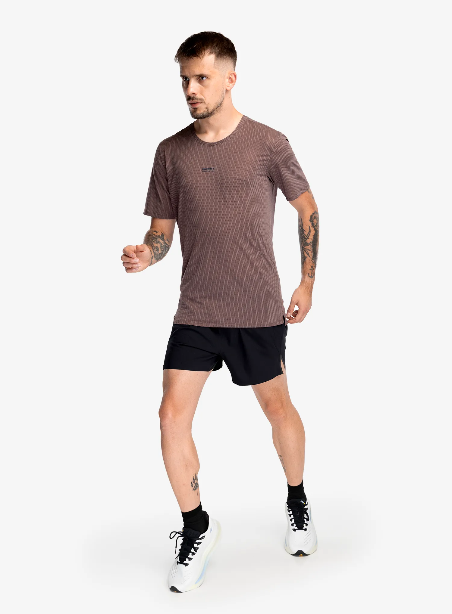 Laufshorts Brooks Cascadia 2in1 Short - black