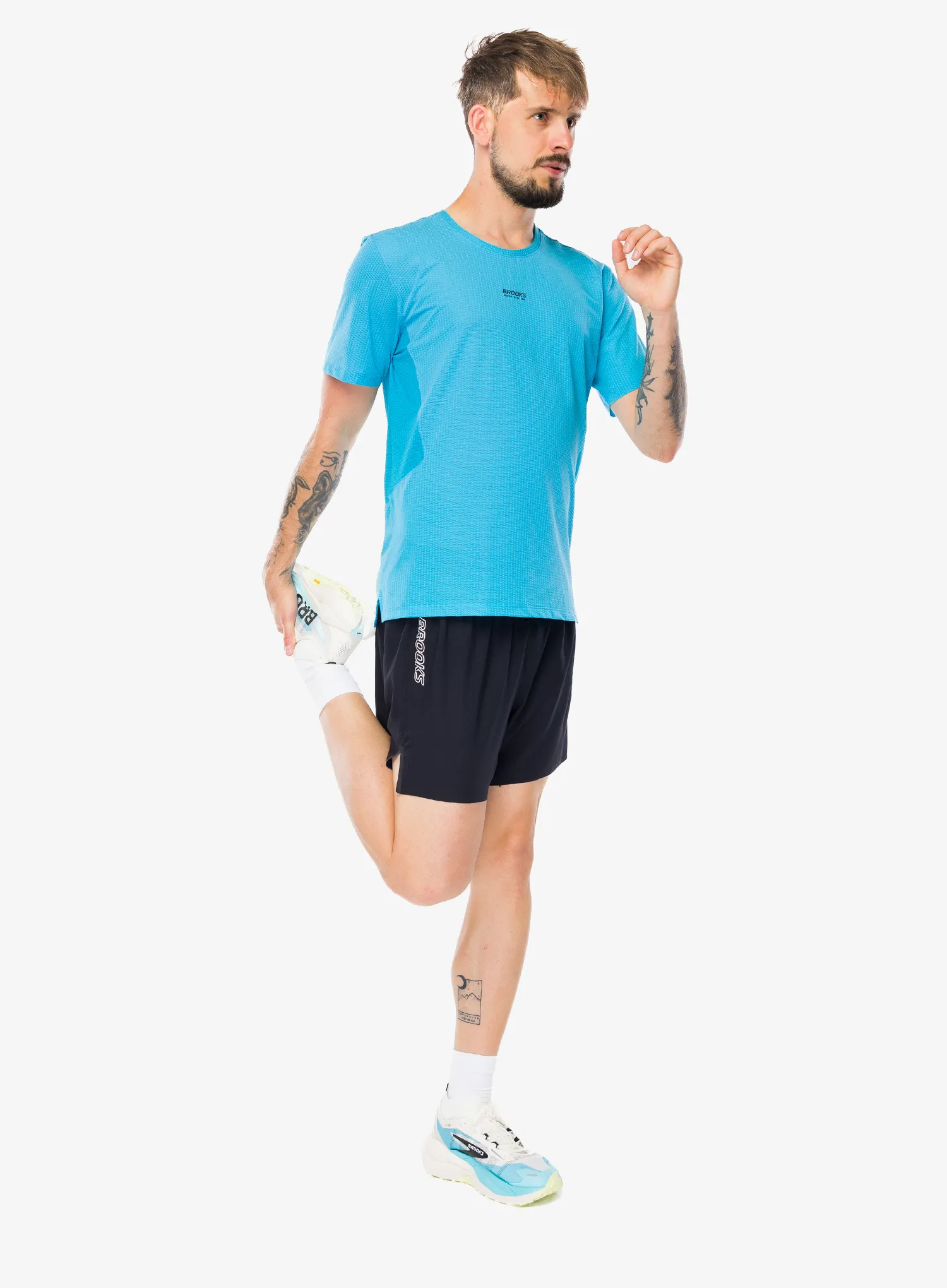 Laufshorts Brooks Cascadia Short - black