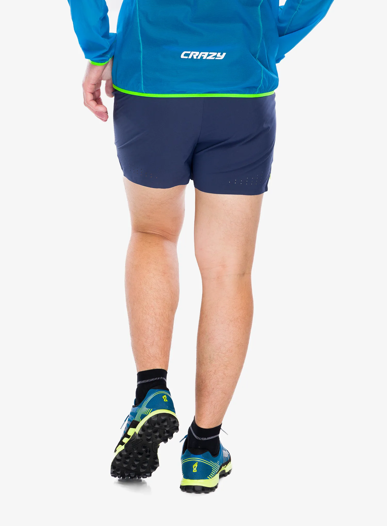 Laufshorts Crazy Short Air - print bluette scottish