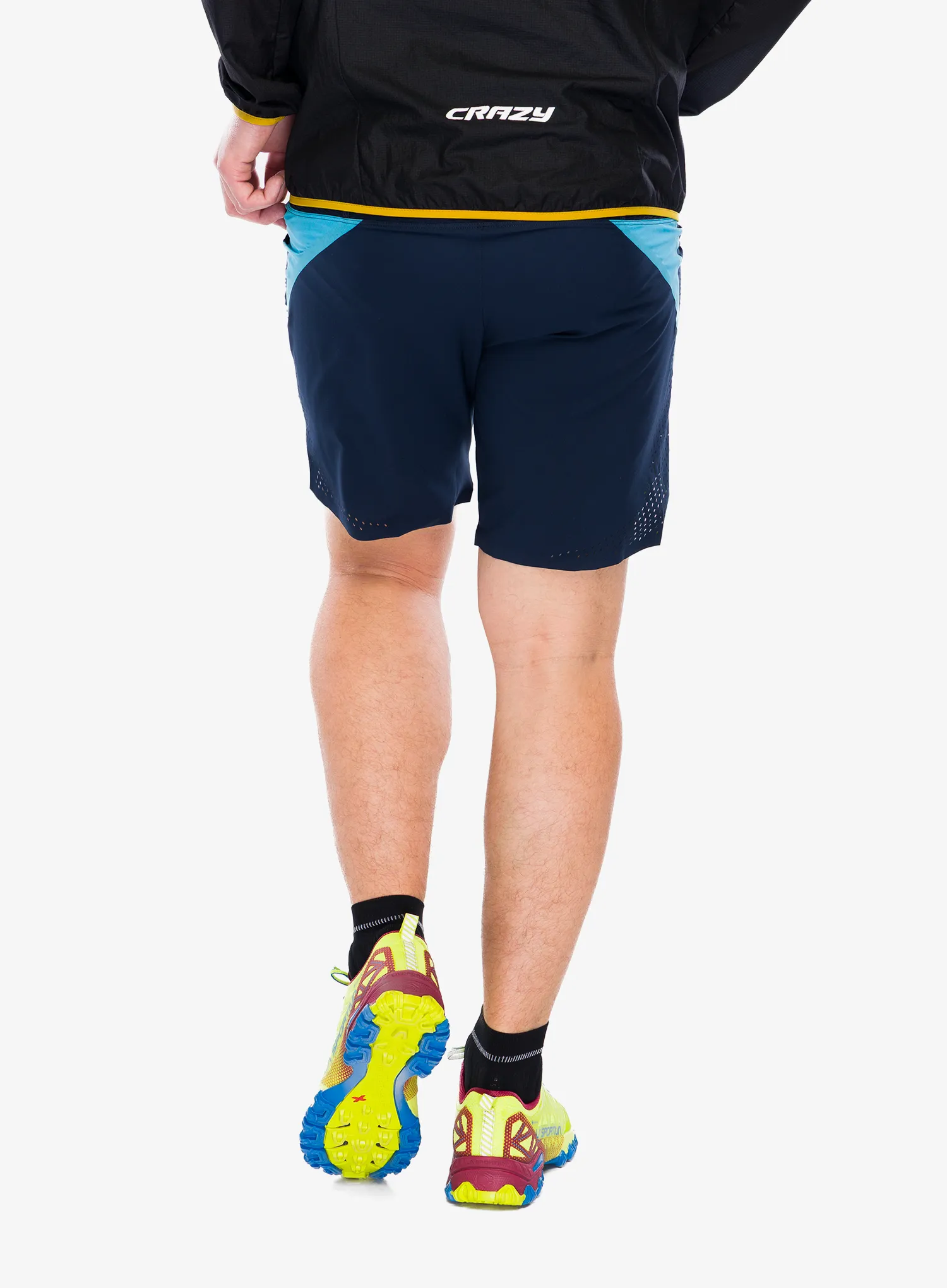 Laufshorts Crazy Short Flash - print bluette scottish