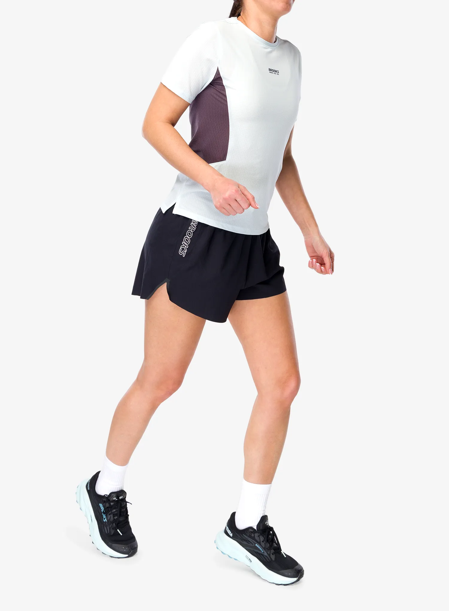 Laufshorts Damen Brooks Cascadia Short - black