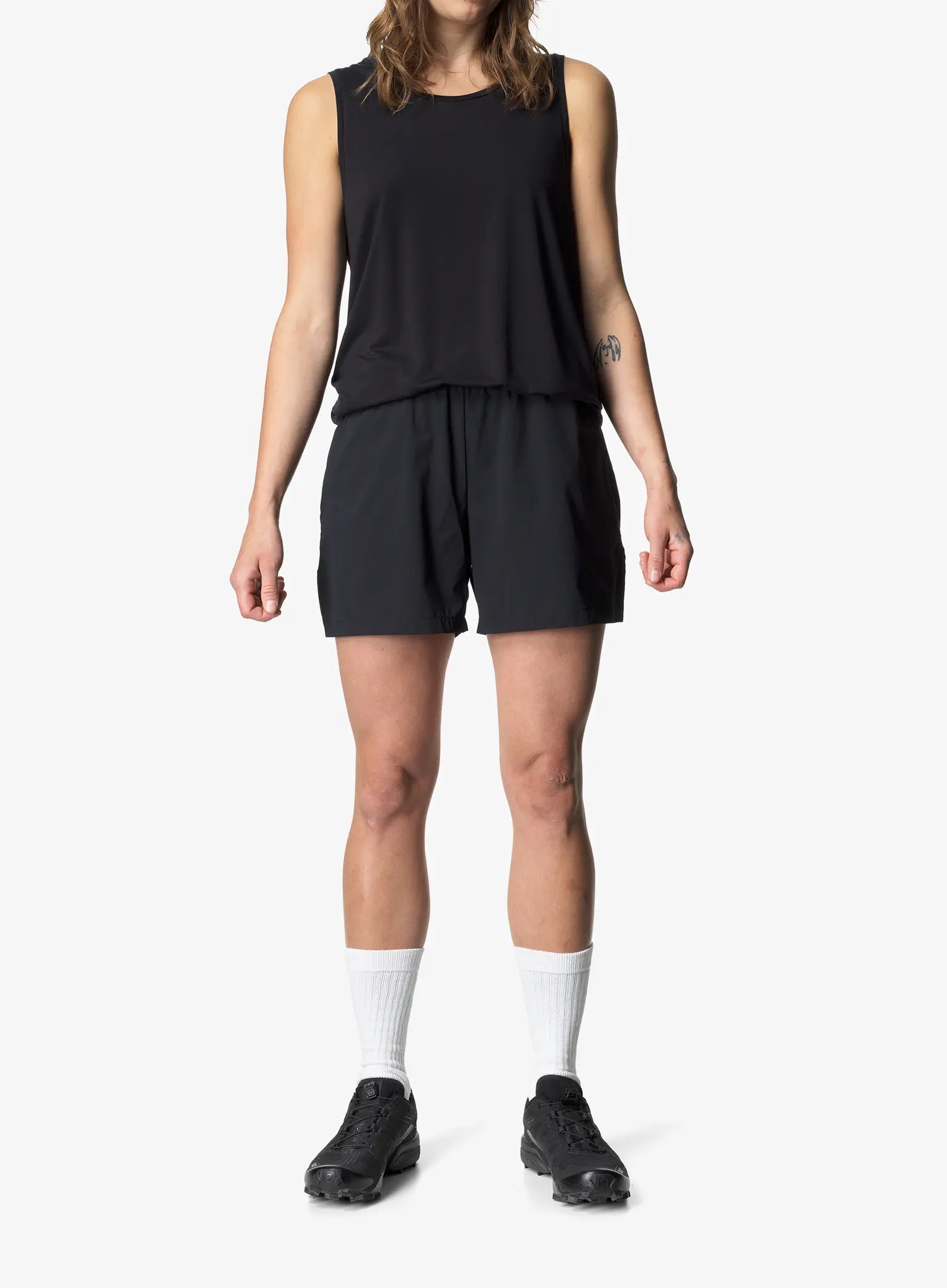 Laufshorts Damen Houdini Pace Light Shorts - true blk