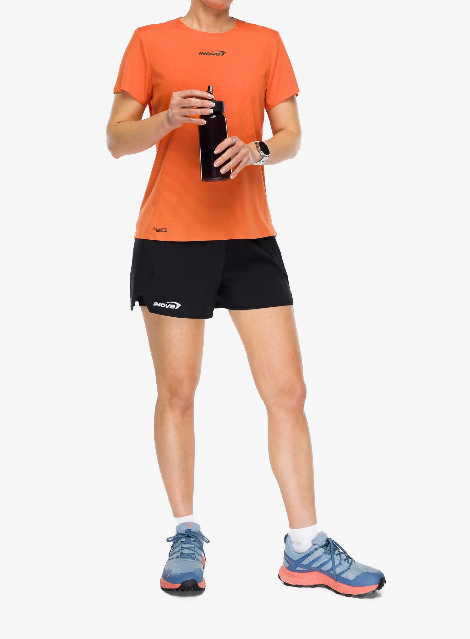 Laufshorts Damen Inov-8 Airlite 2in1 Short - black