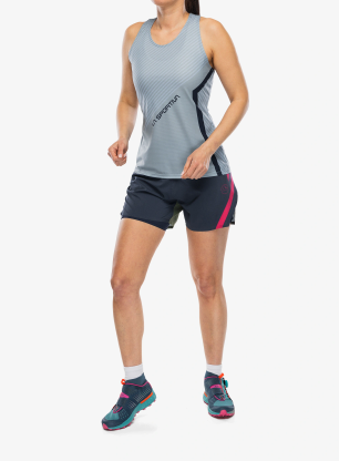 Laufshorts Damen La Sportiva Flow 5in Short - night sky/cypress