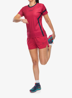 Laufshorts Damen La Sportiva Pure 4in Short - azalea/night sky