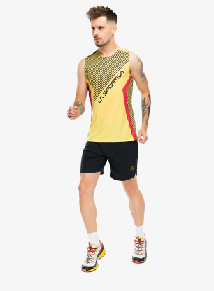 Laufshorts La Sportiva Pure 7in Short - black/yellow