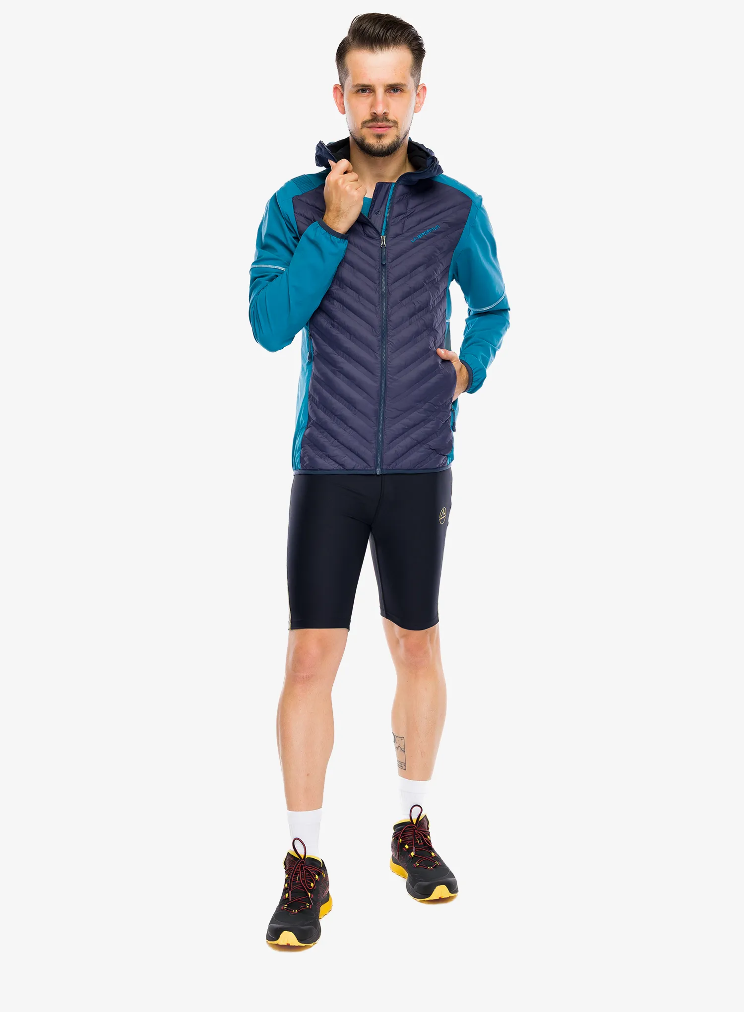Laufshorts La Sportiva Triumph Tight Short - black/yellow