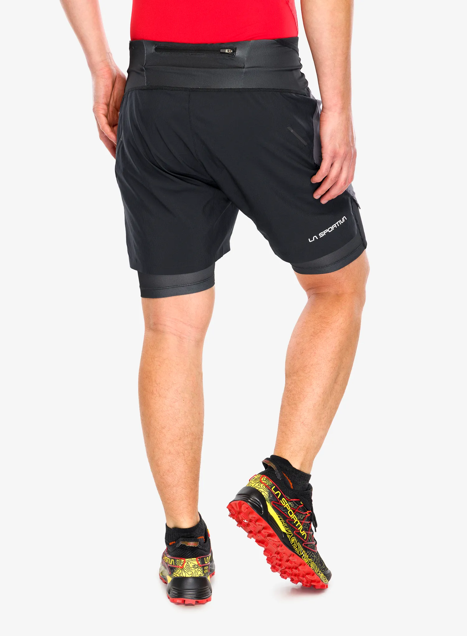 Laufshorts La Sportiva Ultra Distance Shorts - onyx/chalk