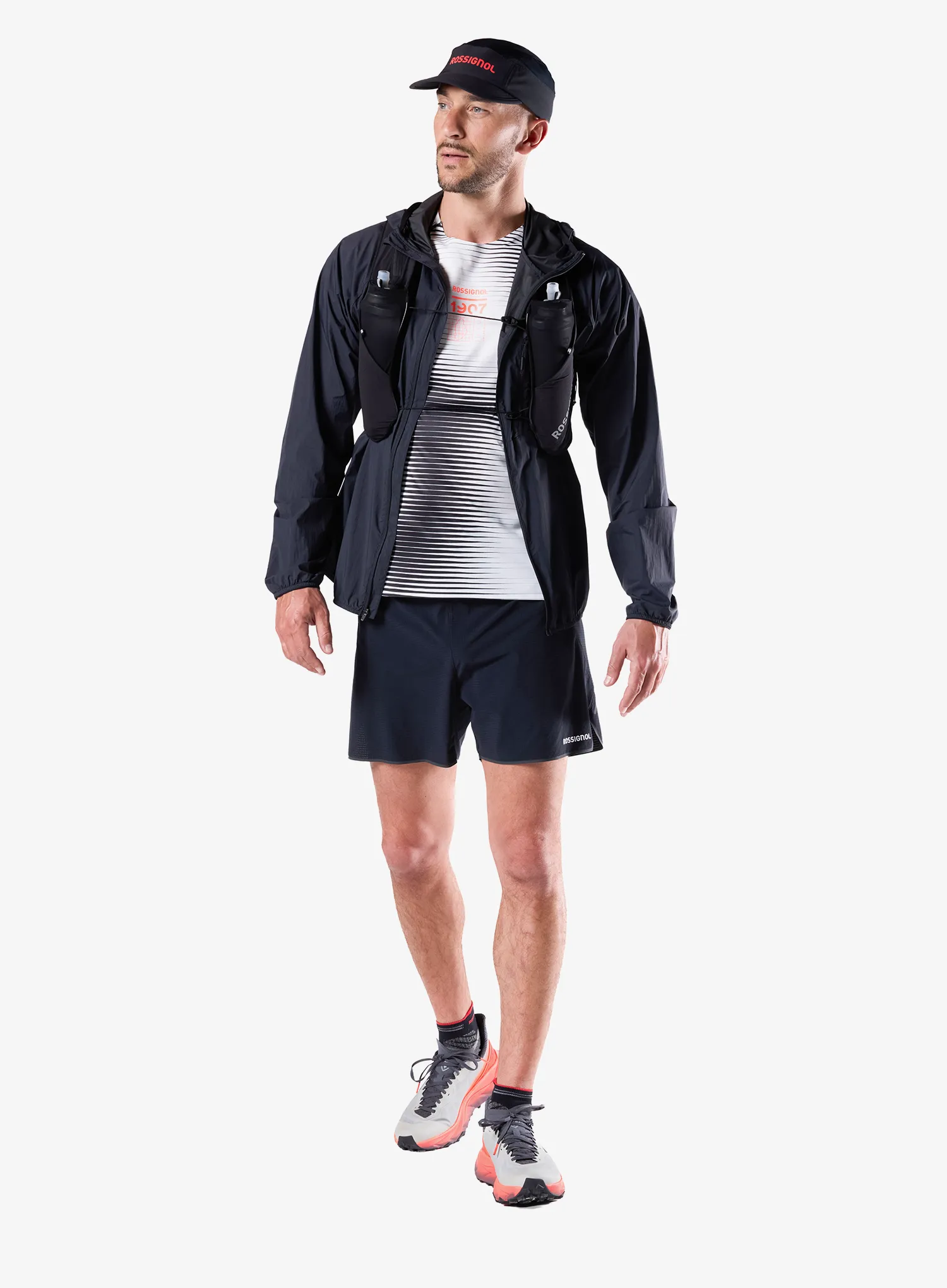 Laufshorts Rossignol Sapa 2in1 Short 7in - black