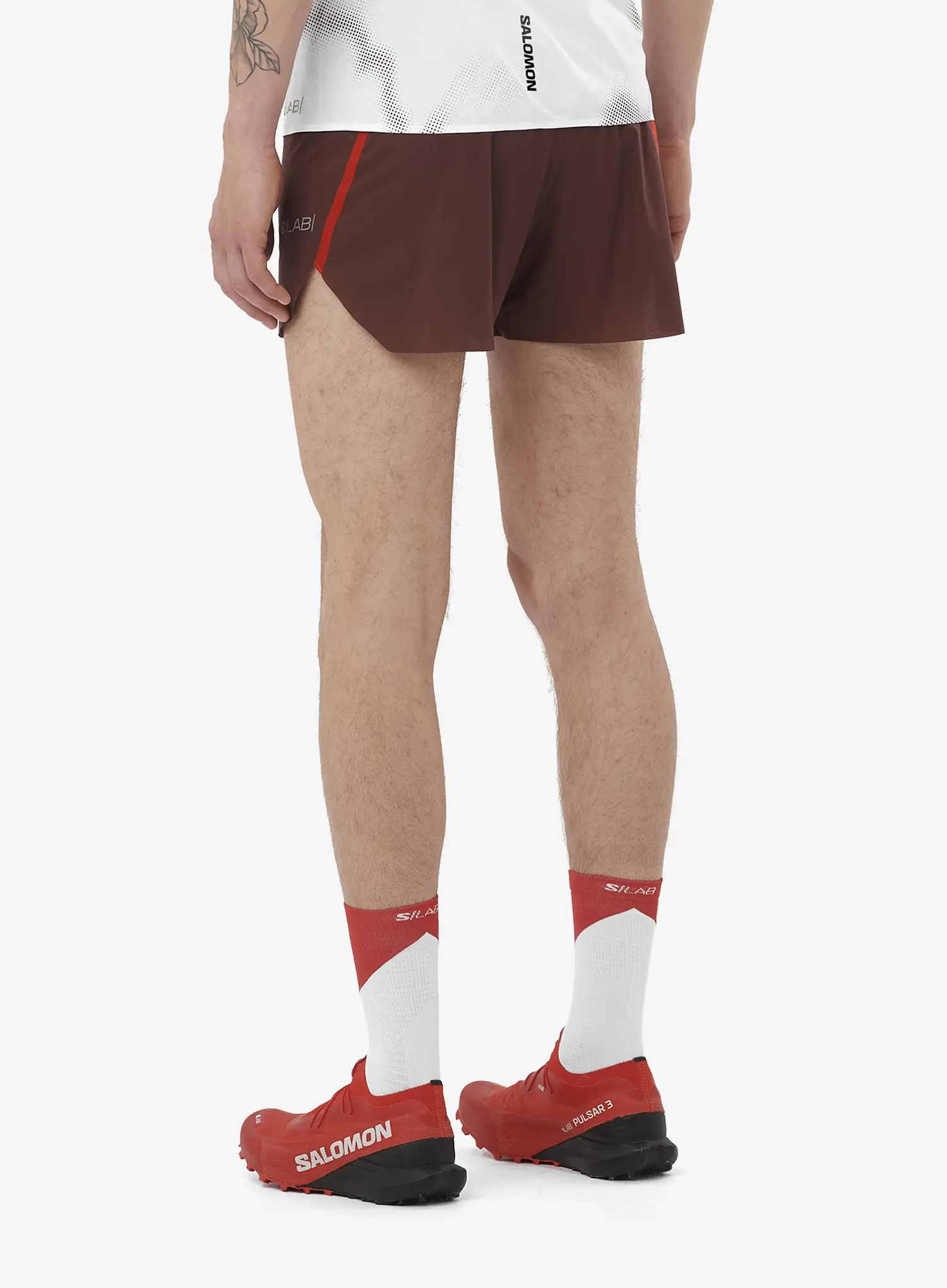 Laufshorts Salomon S/Lab Speed Spl 3 Shorts - decadent chocolate