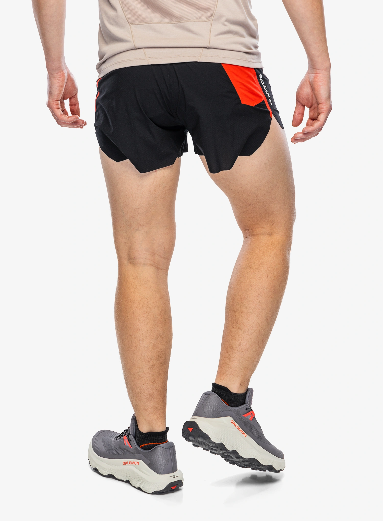 Laufshorts Salomon S/Lab Speed Spl 3 Shorts - deep black/fire