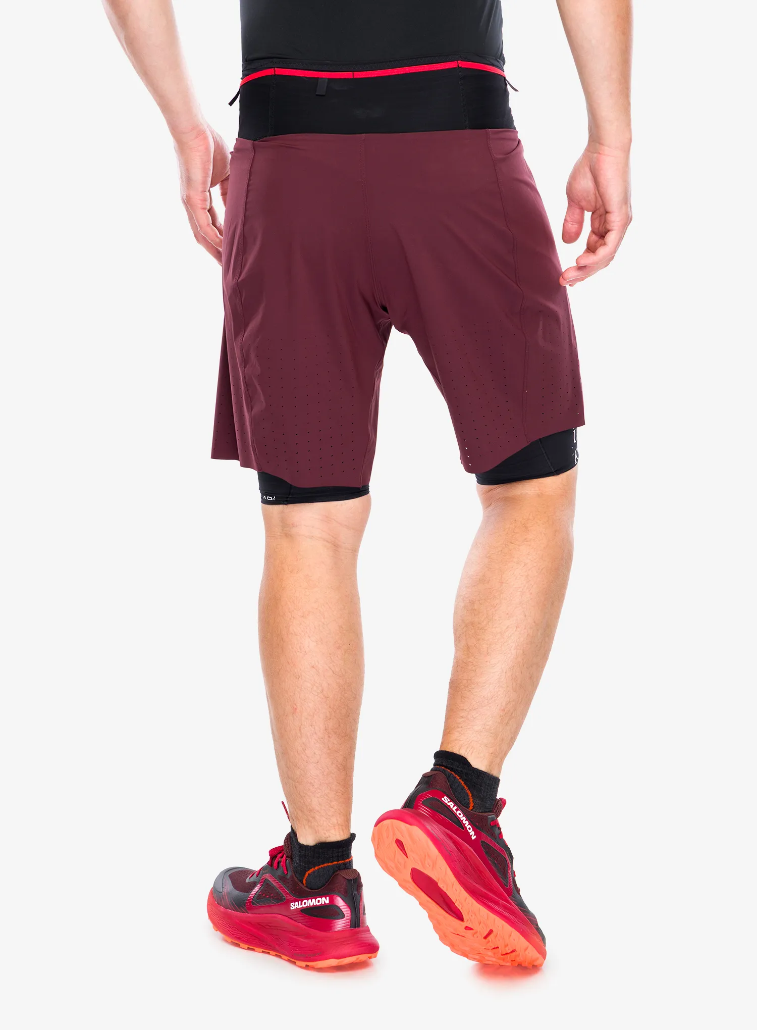 Laufshorts Salomon S/Lab Ultra 2in1 Shorts - decadent chocolate