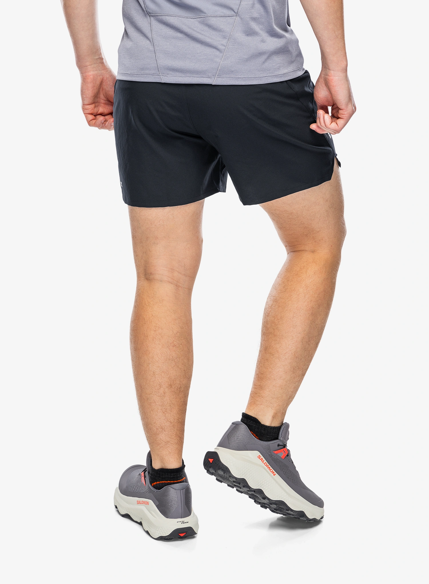 Laufshorts Salomon Shakeout Easy Shorts 5 - deep black