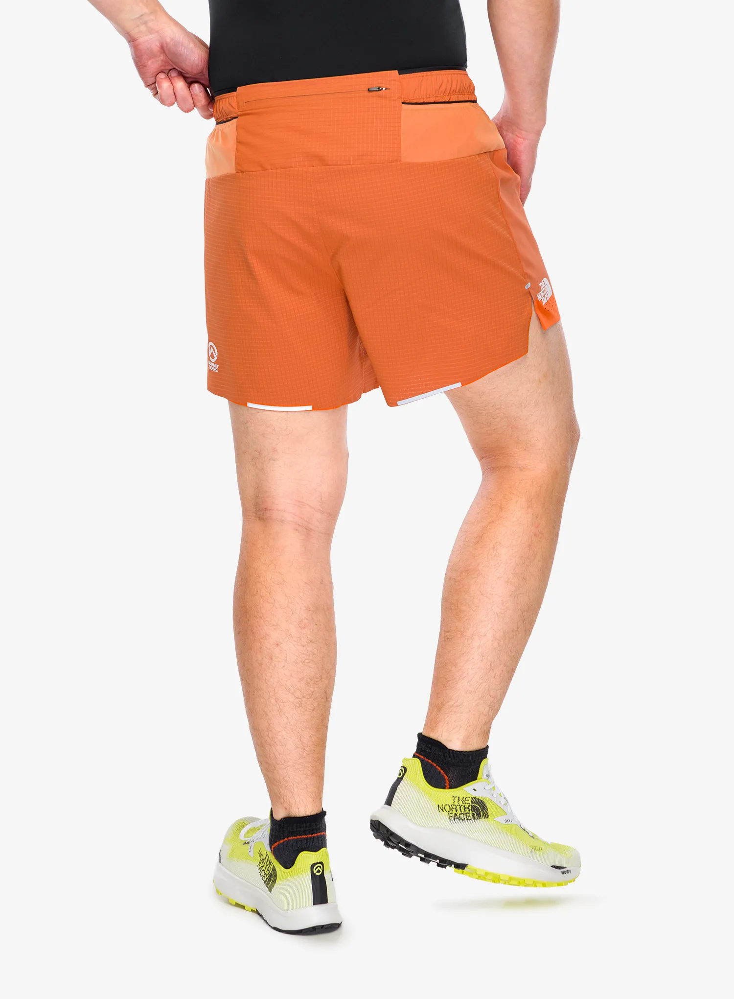 Laufshorts The North Face Summit Pacesetter 5in Short - iron bronze/digital orange