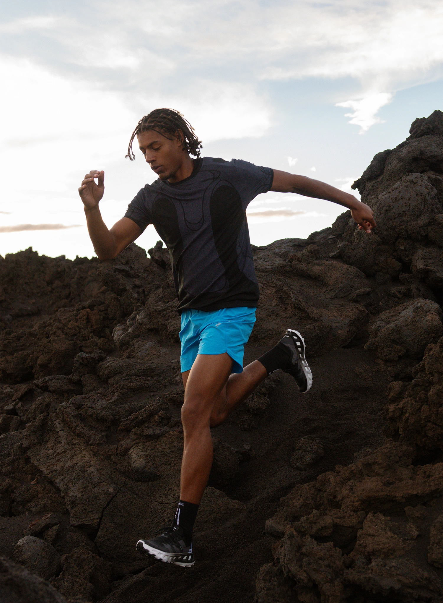 Laufshorts X-Bionic Corefusion Run Discover Shorts - eternal ice
