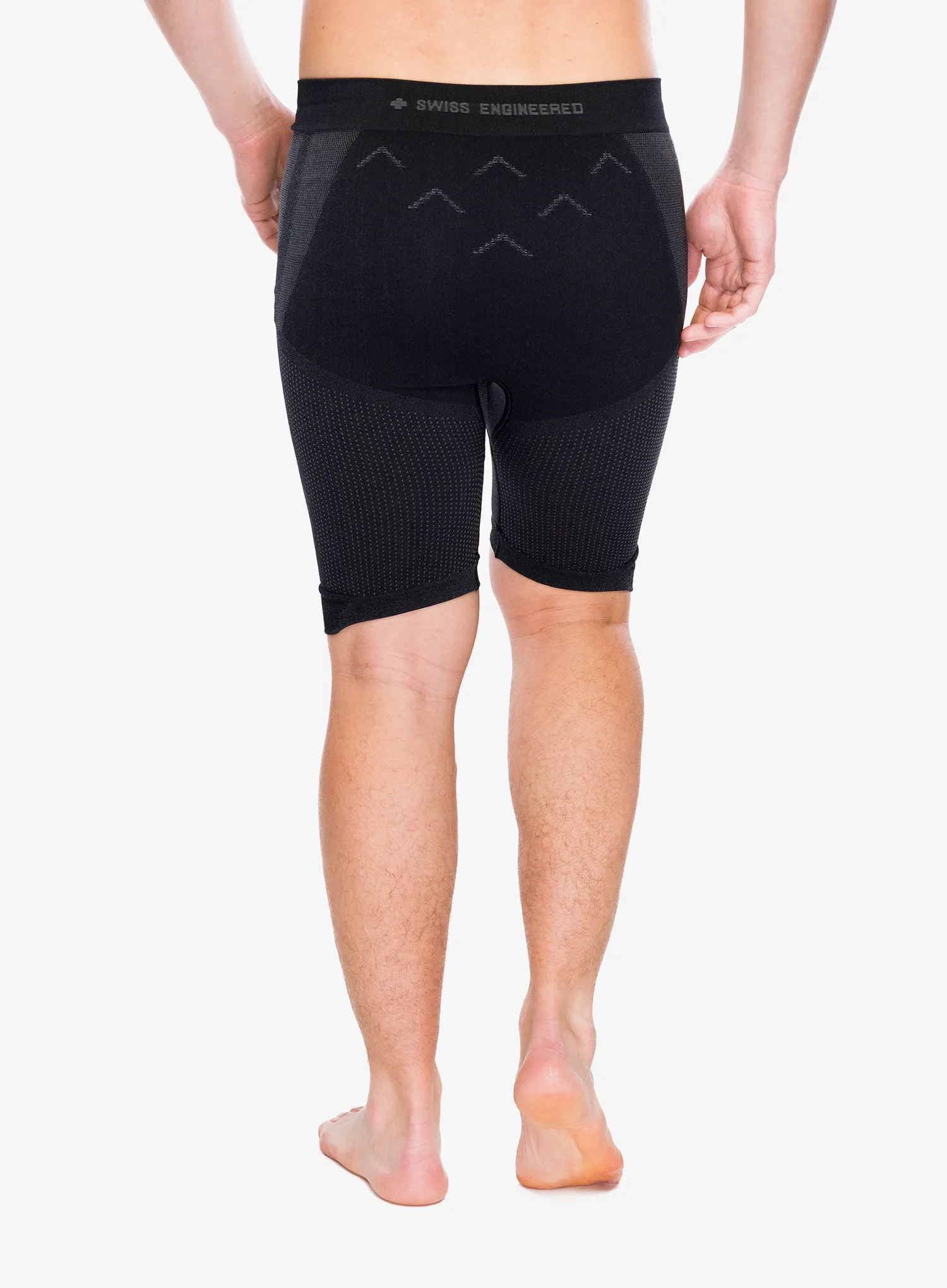 Laufshorts X-bionic Xceed Run Short Tights - x black/rhino grey