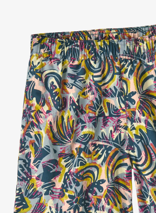 Shorts für Kinder Patagonia Baggies Shorts 7 in - wild botanist/tidal teal