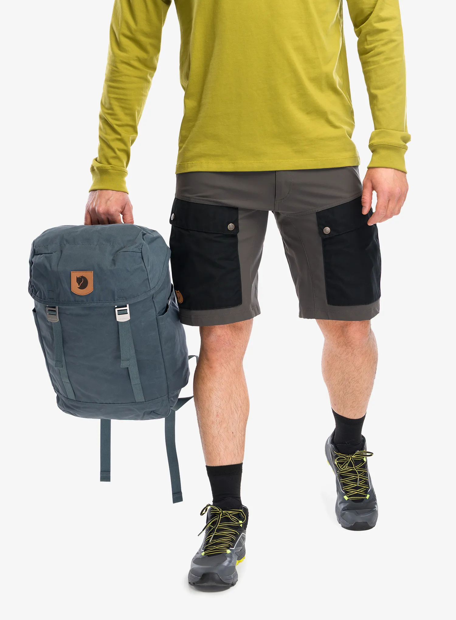 Shorts Fjallraven Keb Shorts - black/stone grey