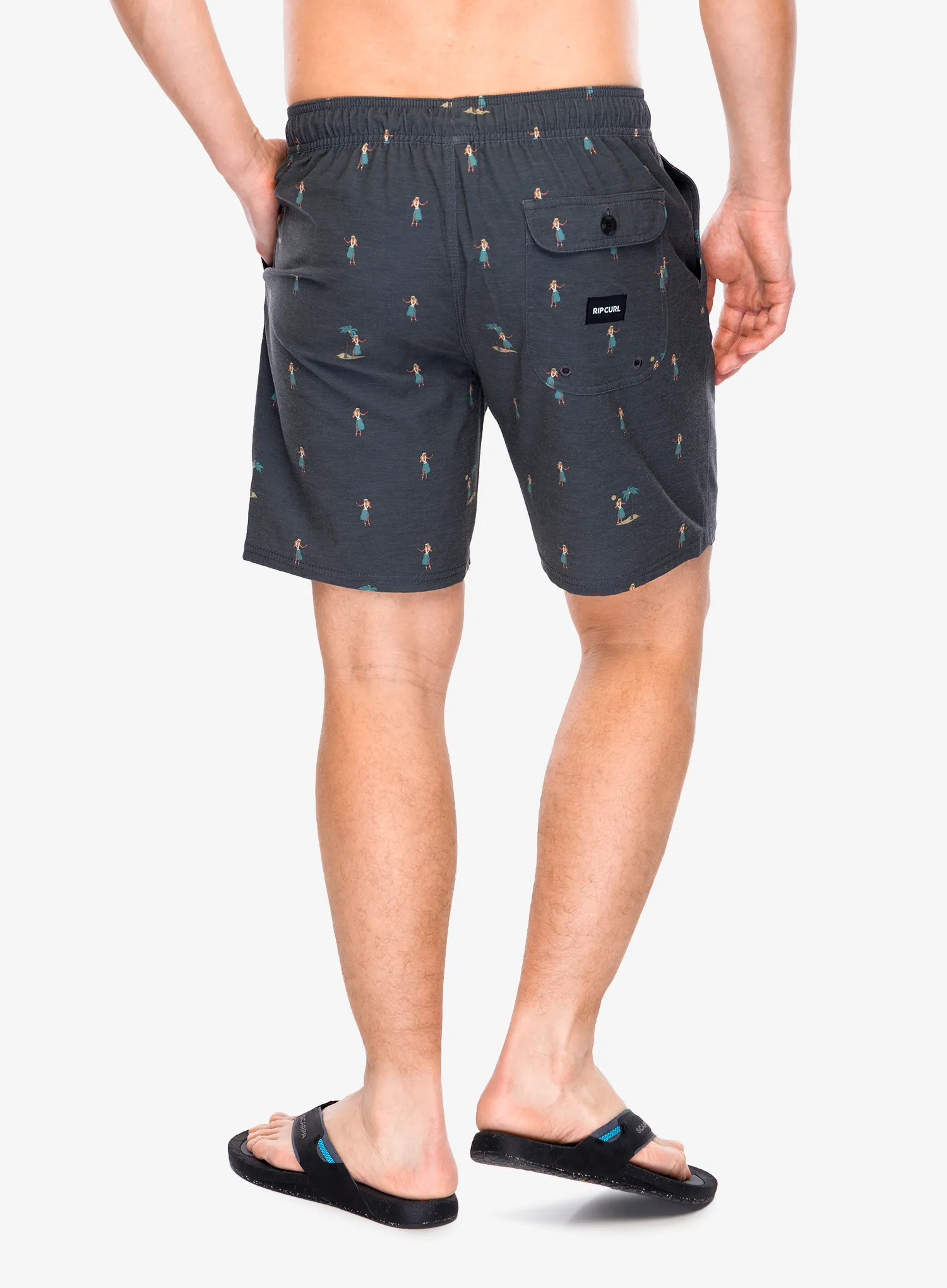 Shorts Rip Curl Hula Breach Volley - black