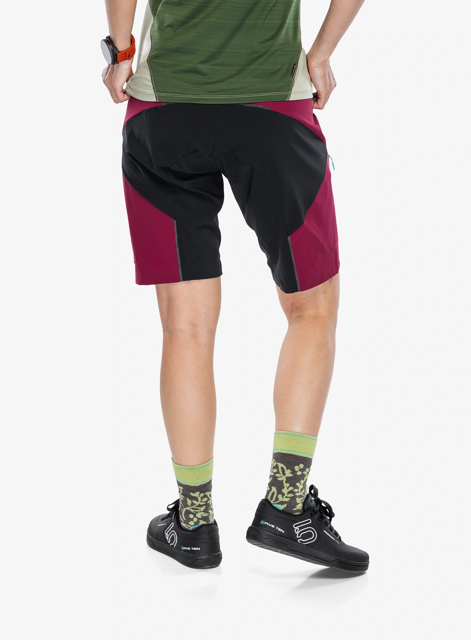 Fahrradshorts Damen Dynafit Ride Light DST Shorts - beet red