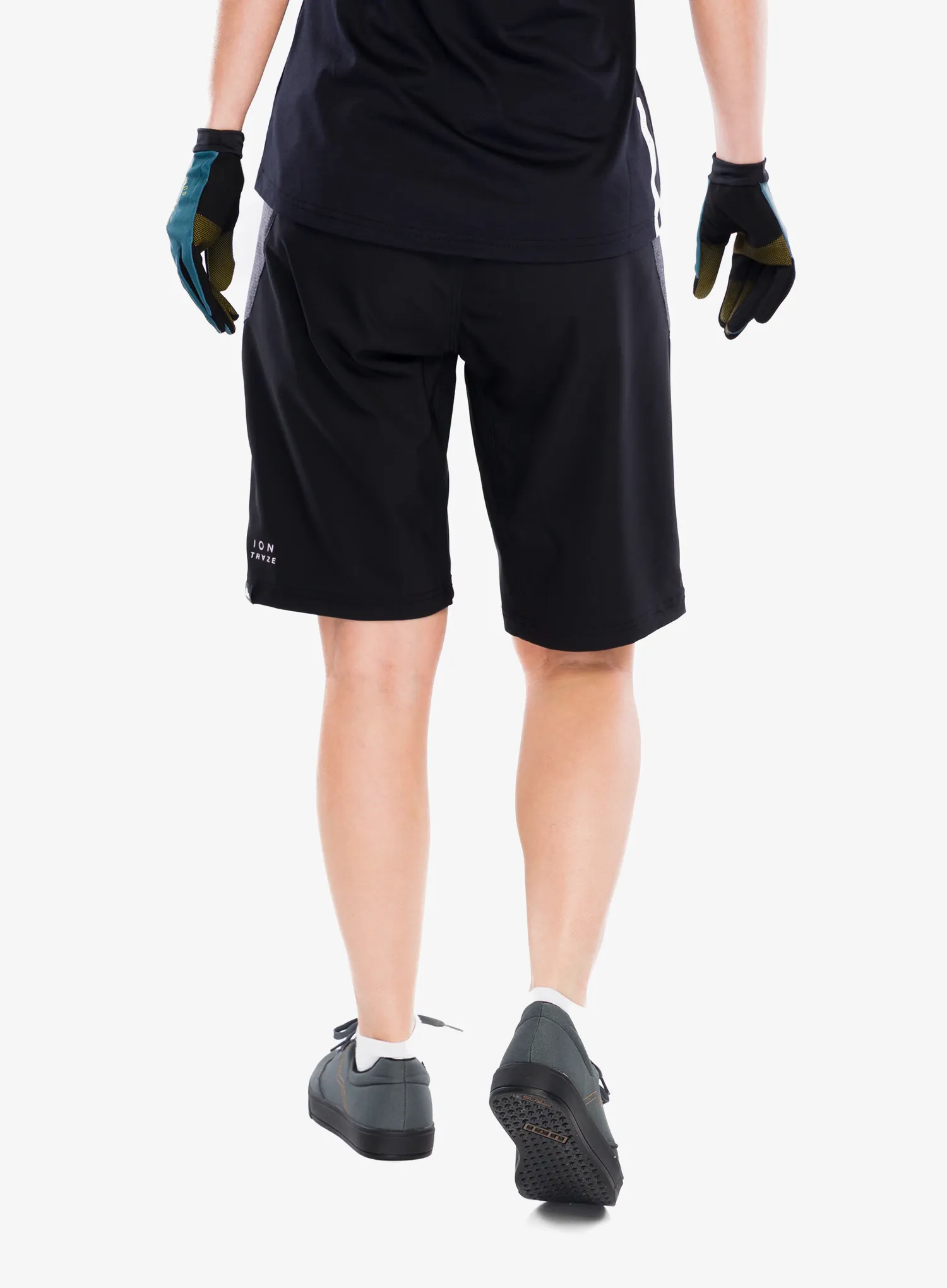Fahrradshorts Damen ION Traze - black