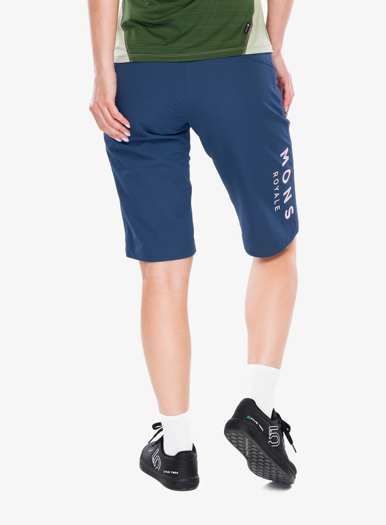 Fahrradshorts Damen Mons Royale Momentum 2.0 Bike Shorts - dark denim