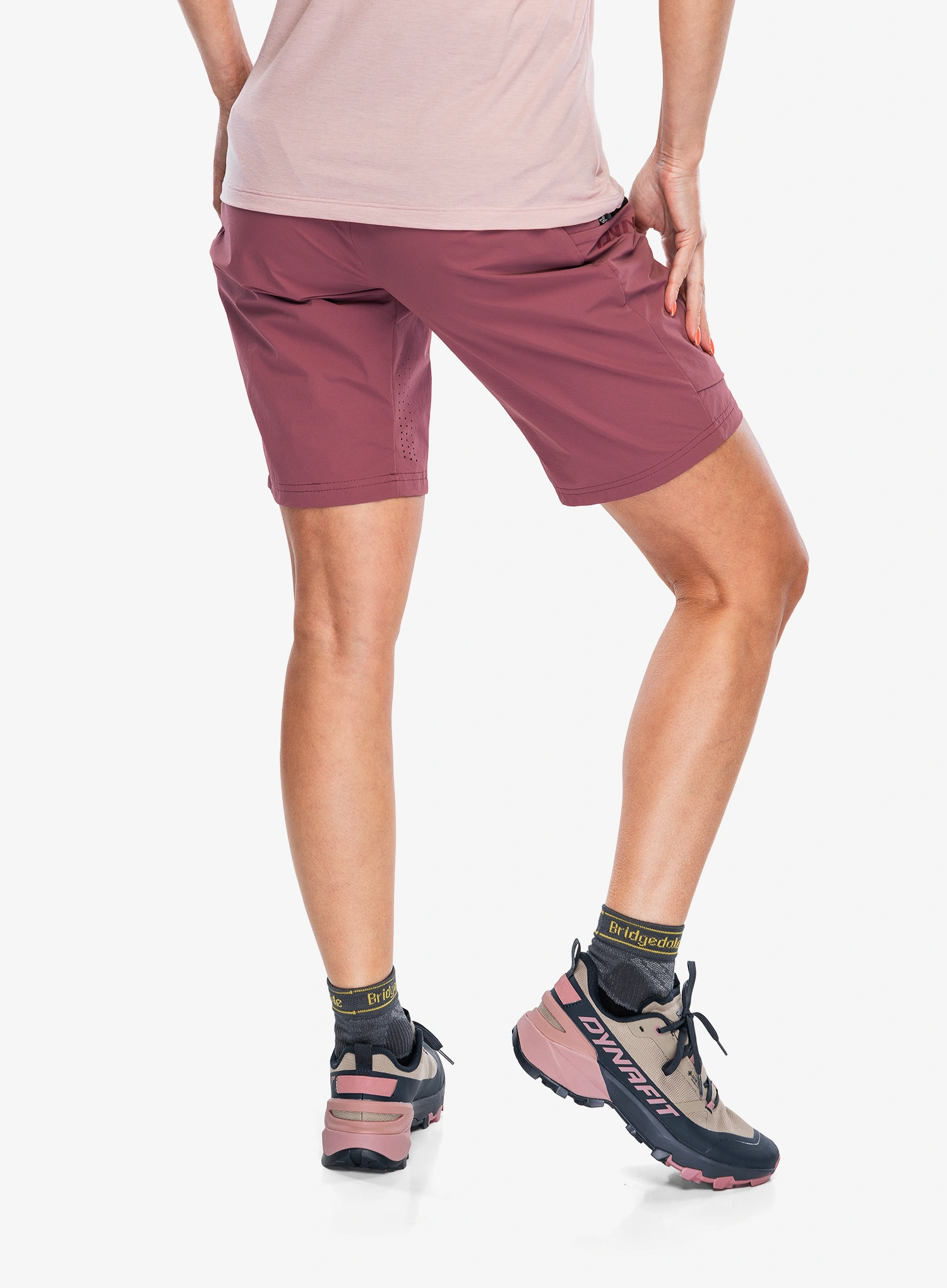 Outdoorshorts Damen Dynafit Transalper DST Shorts - dark rose