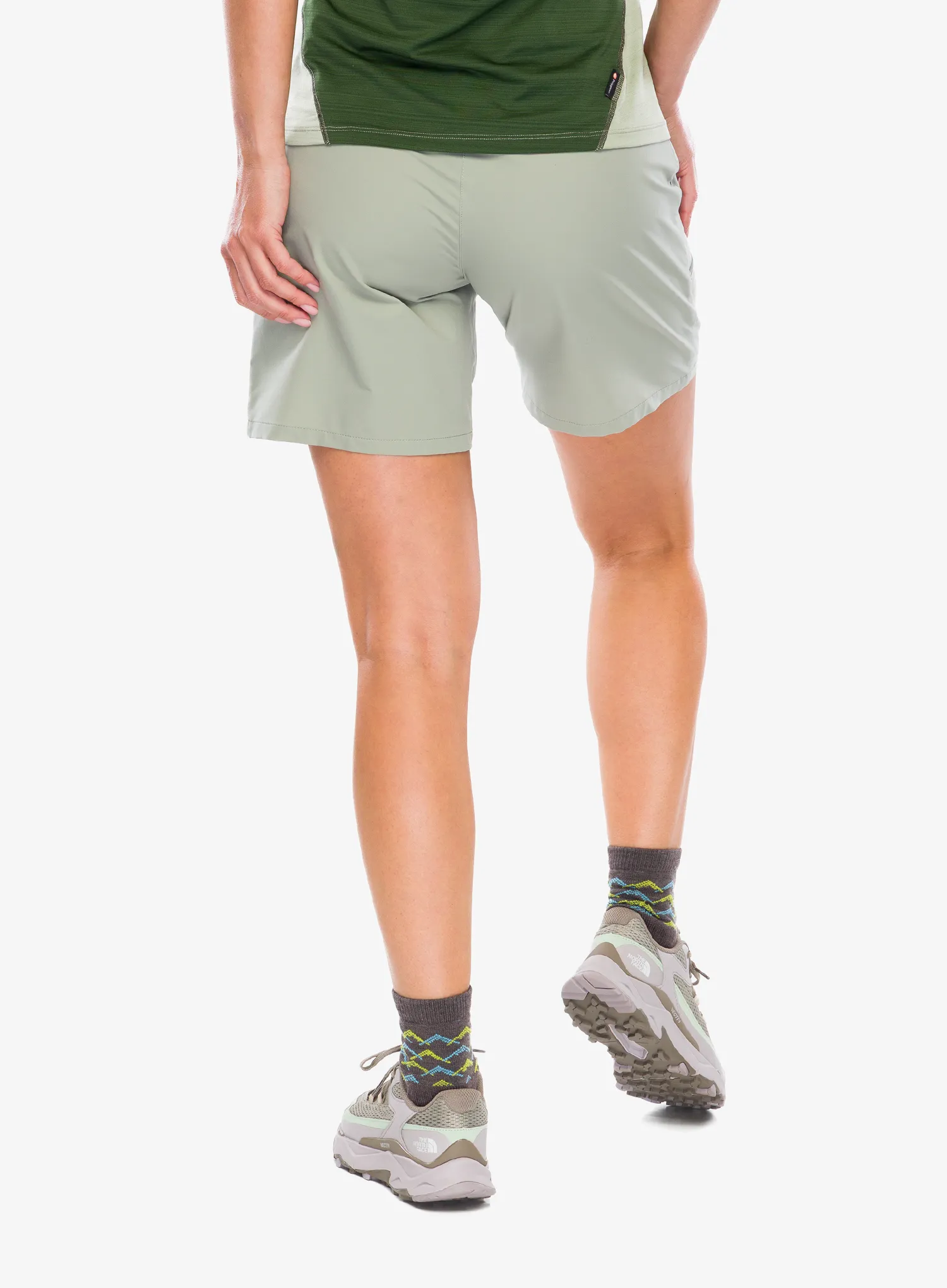 Outdoorshorts Damen Jack Wolfskin Prelight Stride Short - mint leaf