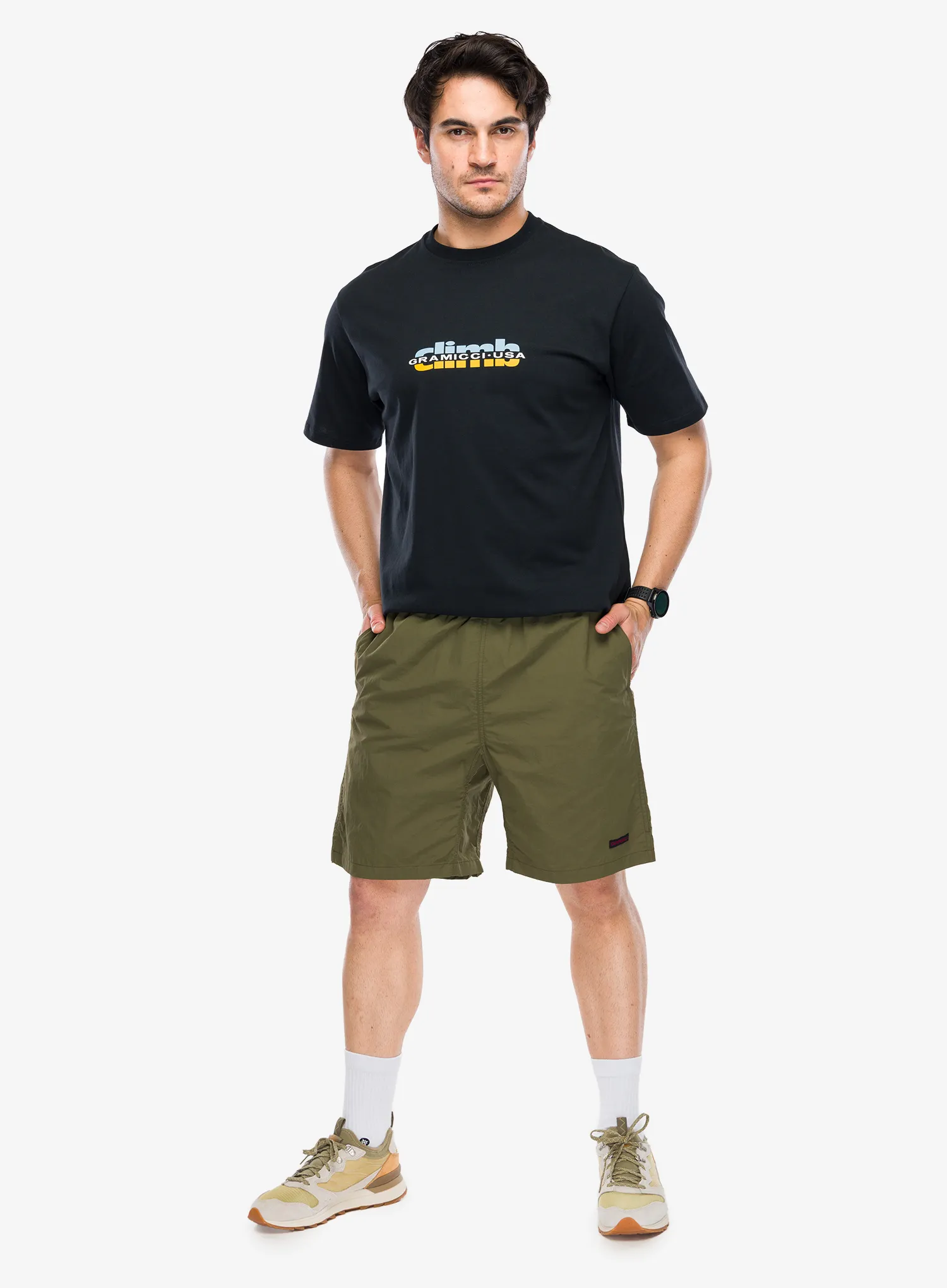 Shorts Gramicci Nylon Packable G-Short - olive