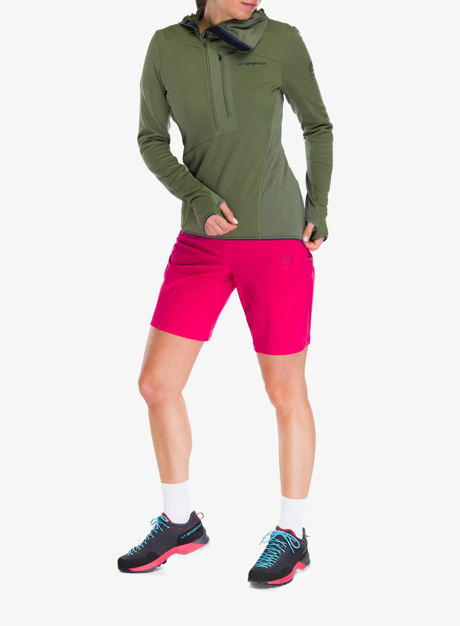 Shorts La Sportiva Monument Shorts - azalea/redwood