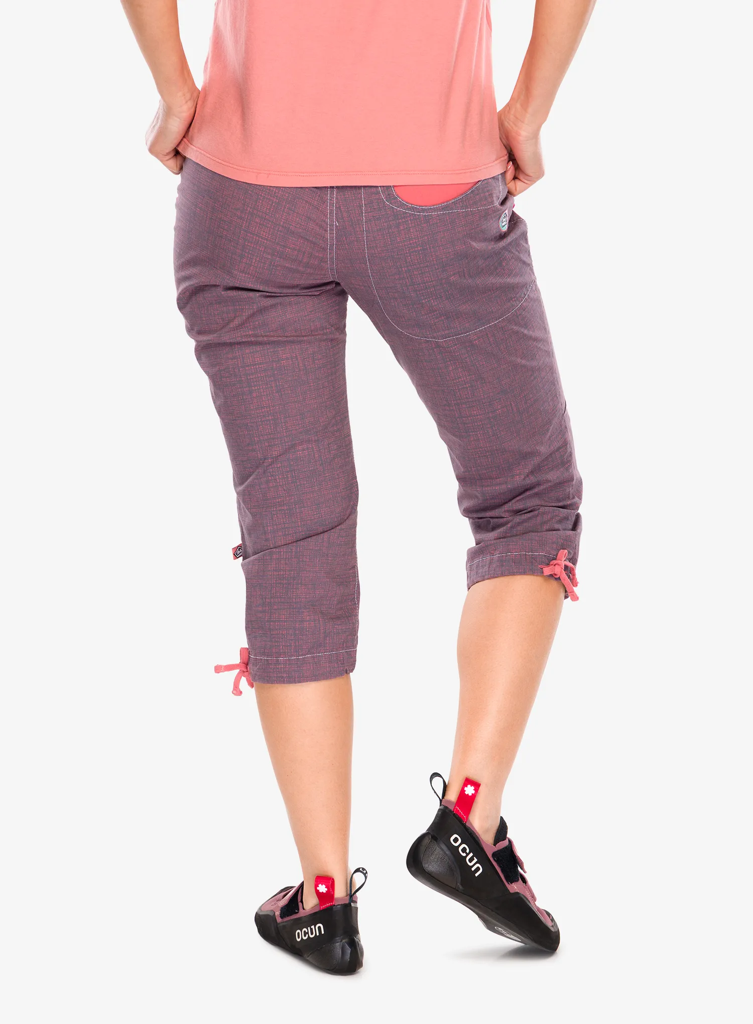 Klettershorts Damen E9 N Onda ST 3/4 - flamingo