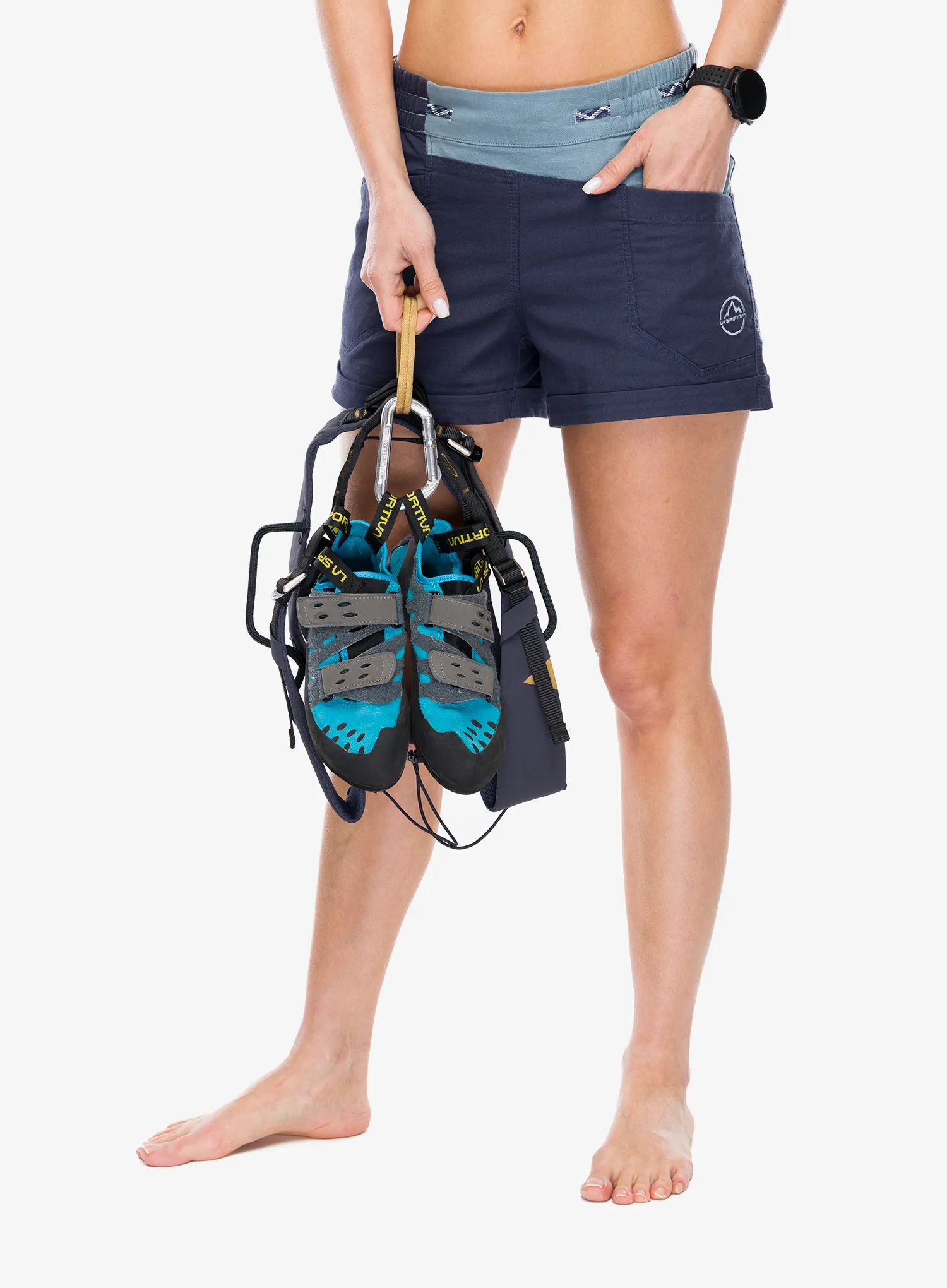 Klettershorts Damen La Sportiva Bolt Short - night sky/limestone