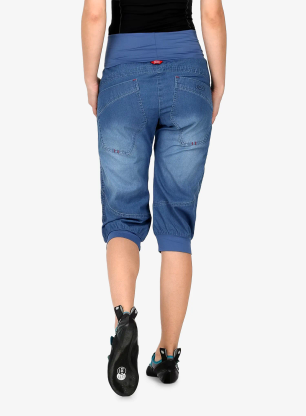 Klettershorts Damen Ocun Noya Short Jeans - middle blue