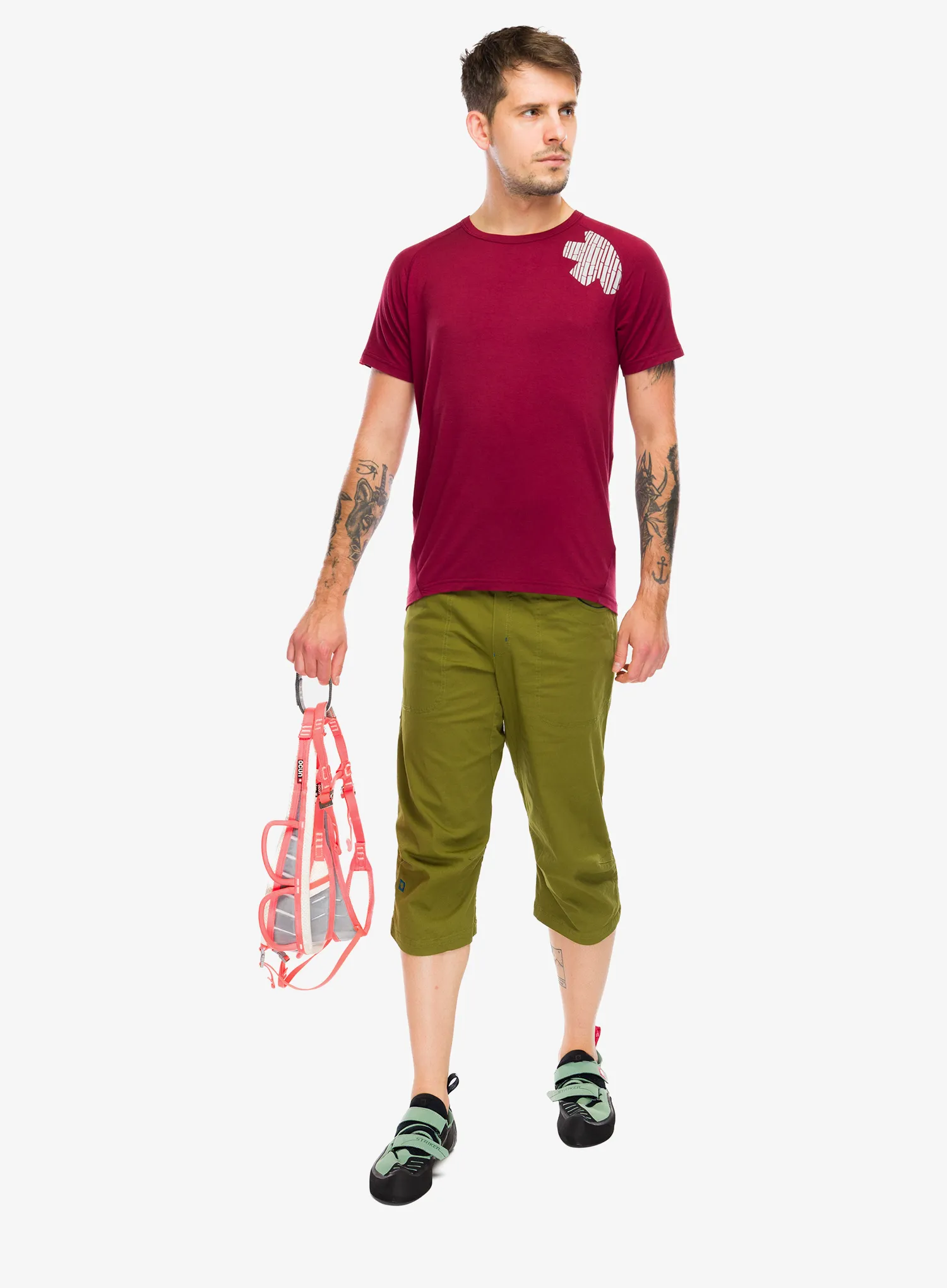 Klettershorts Ocun Jaws 3/4 - green avocado