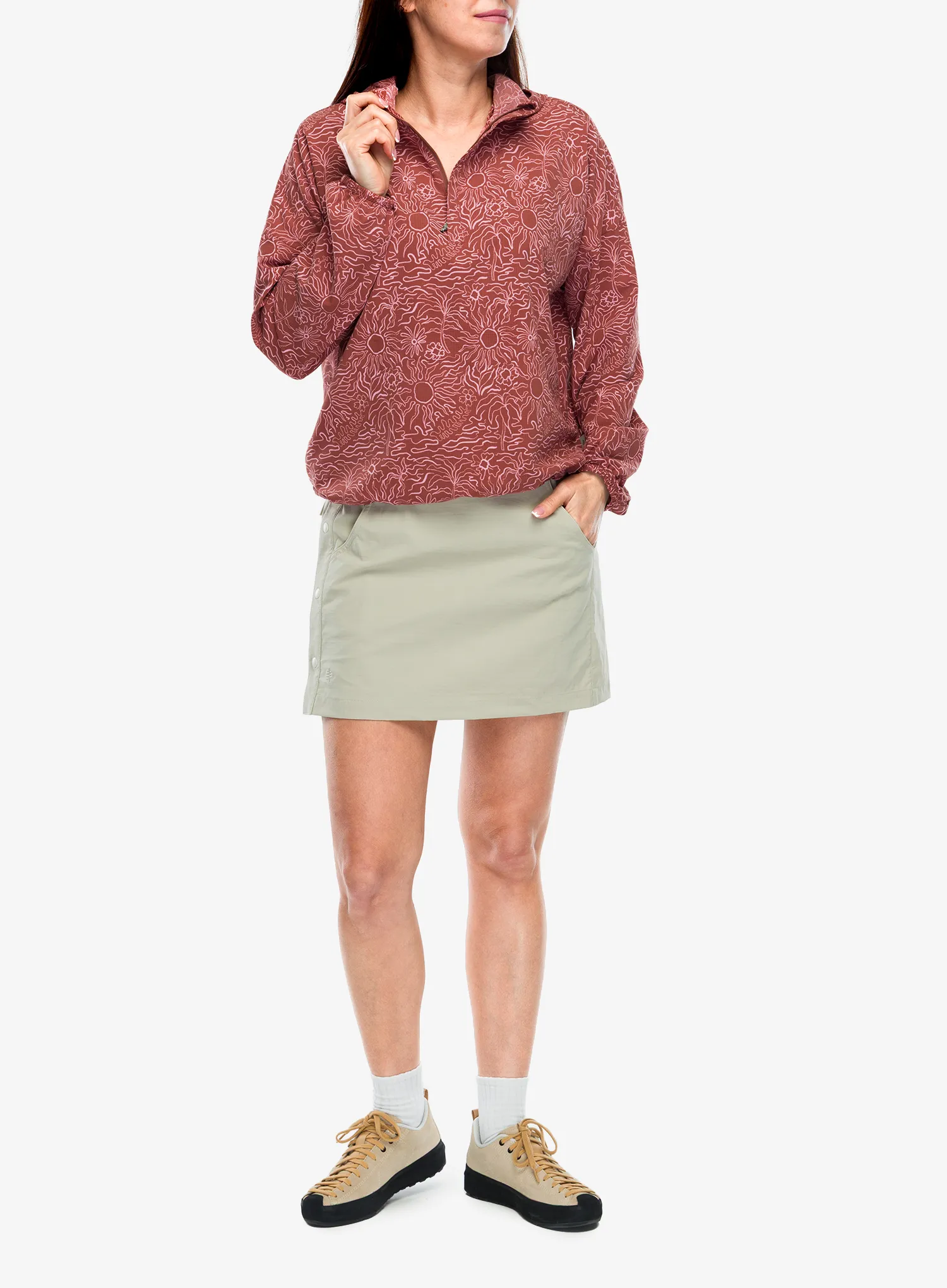 Outdoorrock Damen Royal Robbins Wilder Skort - lt khaki