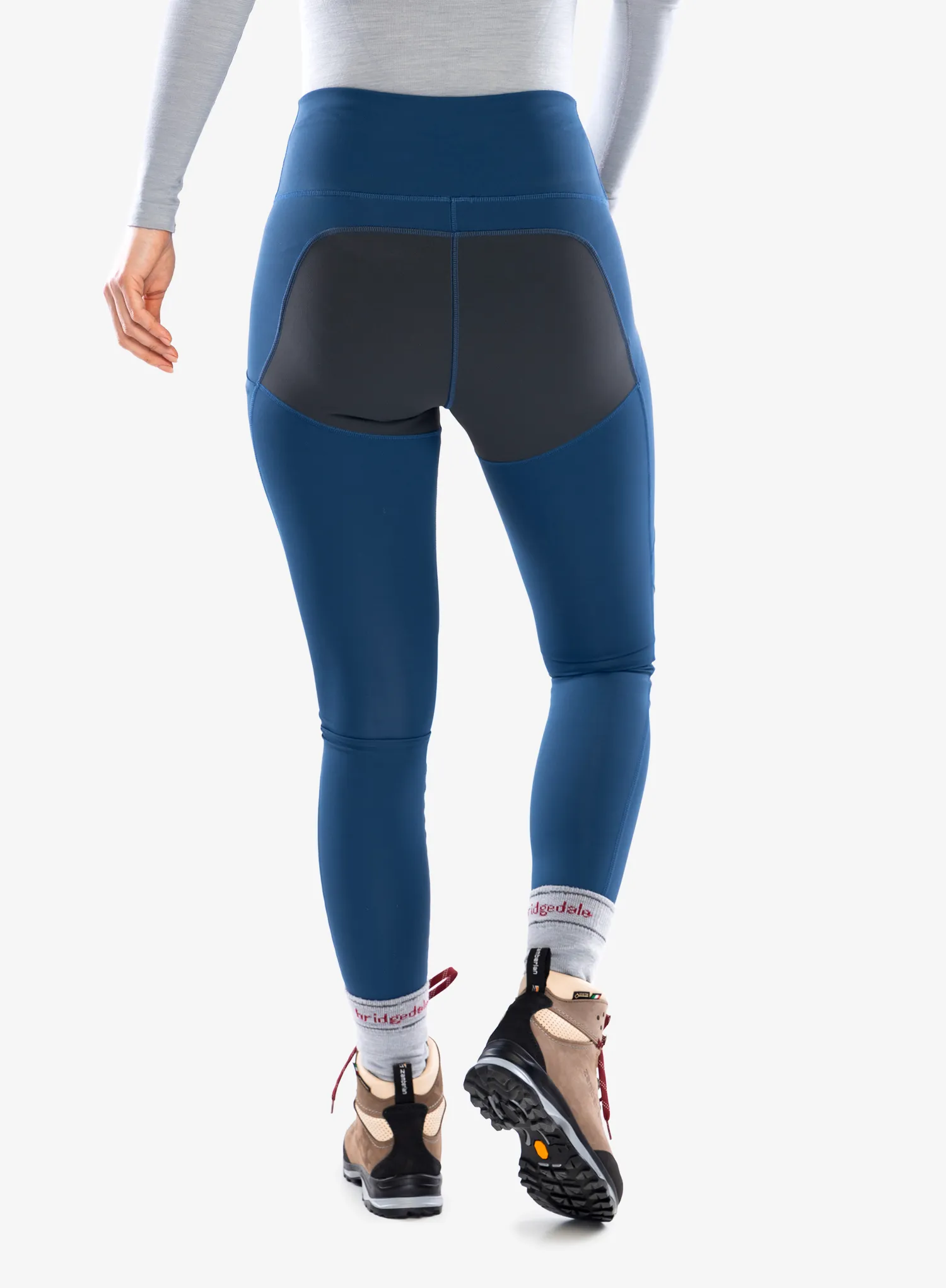 Hose Damen Fjallraven Abisko Trekking Tights Pro  - indigo blue/iron grey