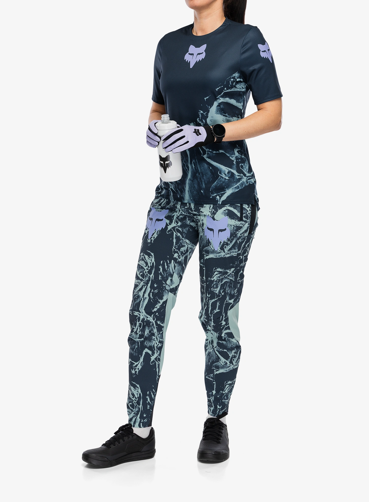 Hose Damen Fox Ranger Pant Image Print - arctic blue