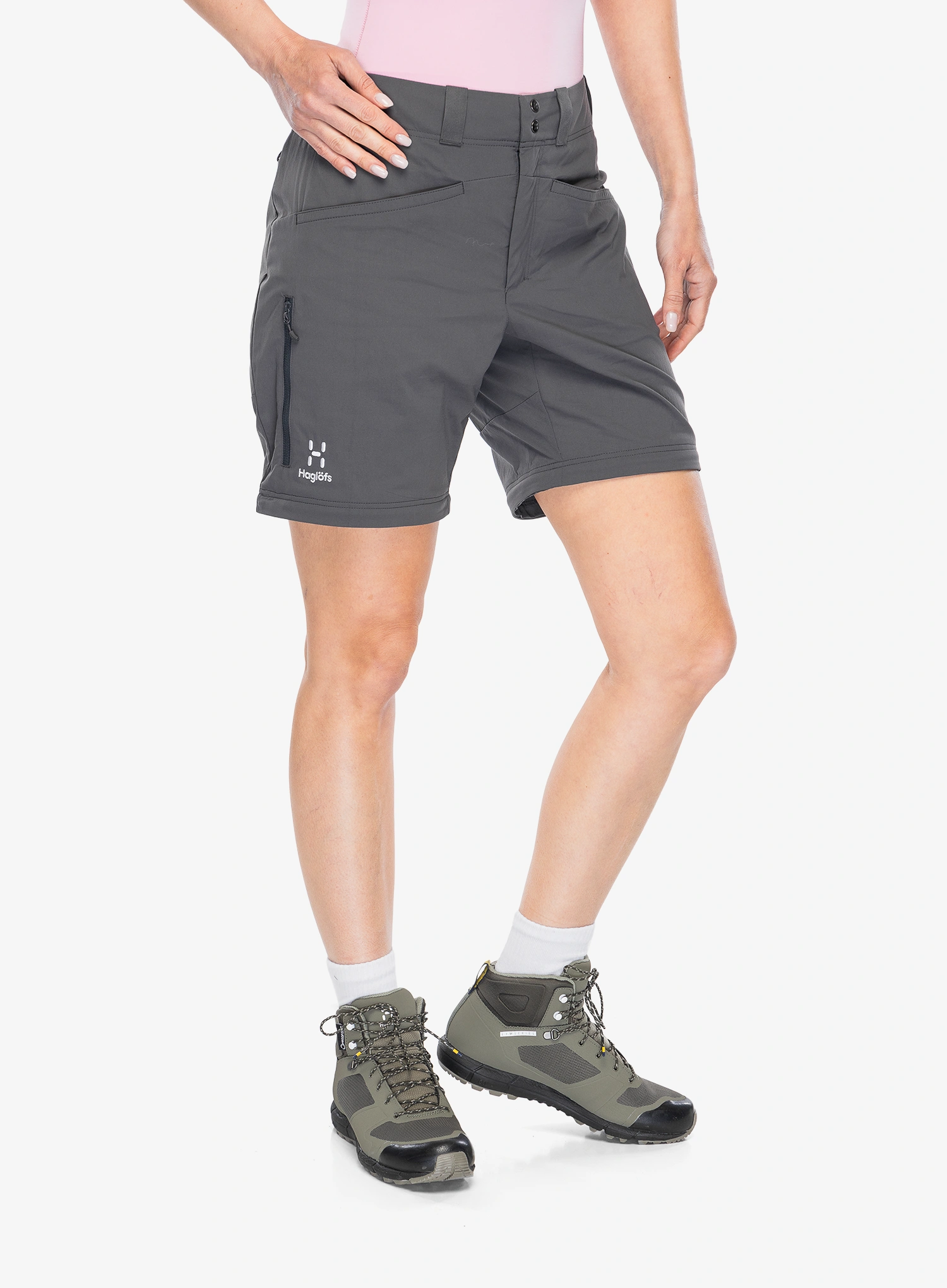 Hose Damen Haglofs Lite Standard Zip-Off Pant - magnetite