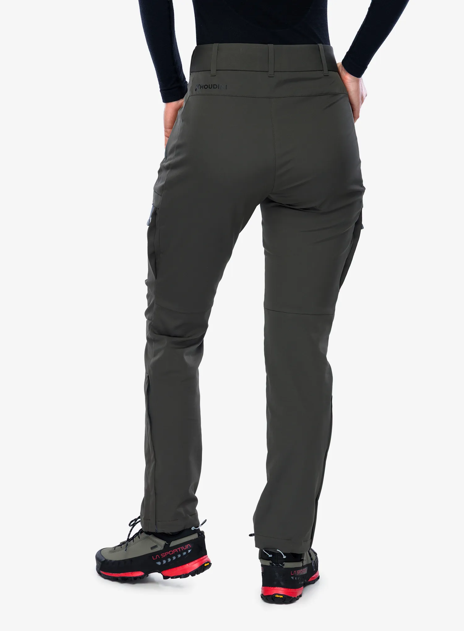 Hose Damen Houdini Motion Top Pants - baremark green